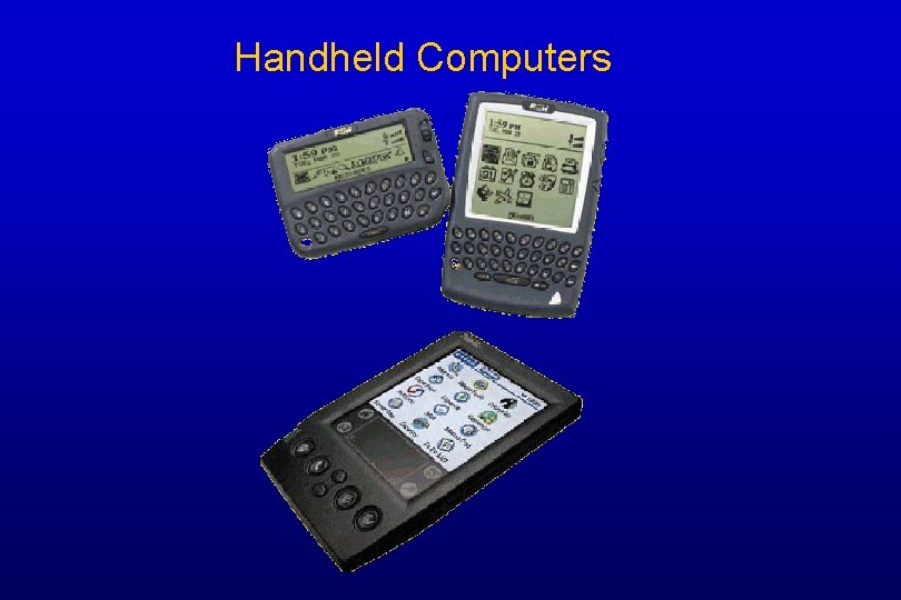 Handheld Computers 