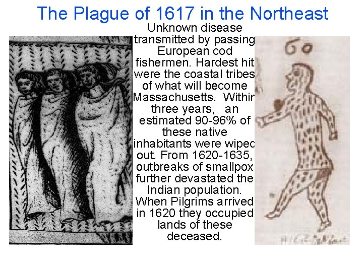 The Plague of 1617 in the Northeast Unknown disease transmitted by passing European cod The Plague of 1617 in the Northeast Unknown disease transmitted by passing European cod