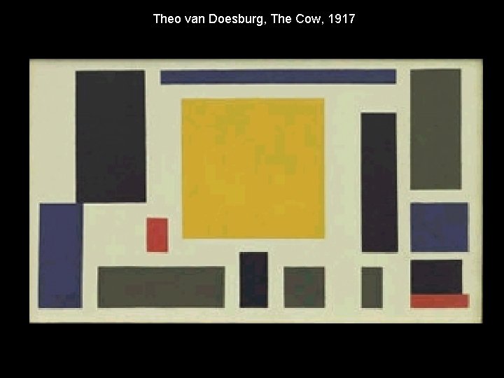 Theo van Doesburg, The Cow, 1917 