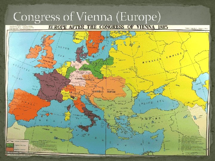 Congress of Vienna (Europe) Congress of Vienna (Europe)