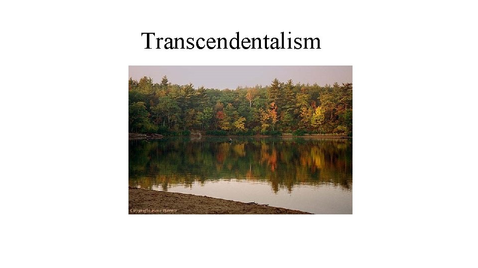 Transcendentalism 