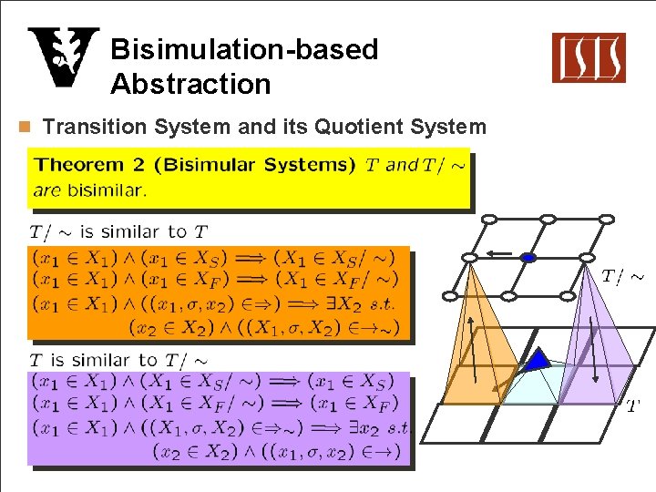 Bisimulation-based Abstraction n Transition System and its Quotient System 