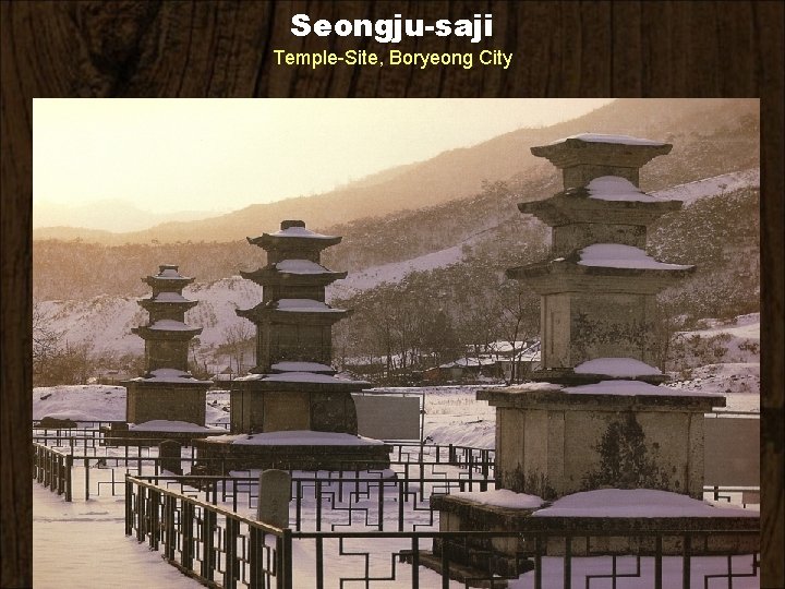 Seongju-saji Temple-Site, Boryeong City 