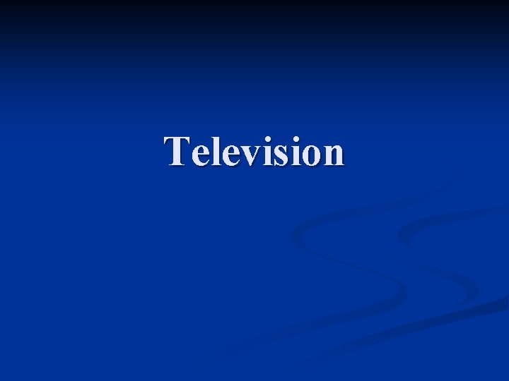 Television 