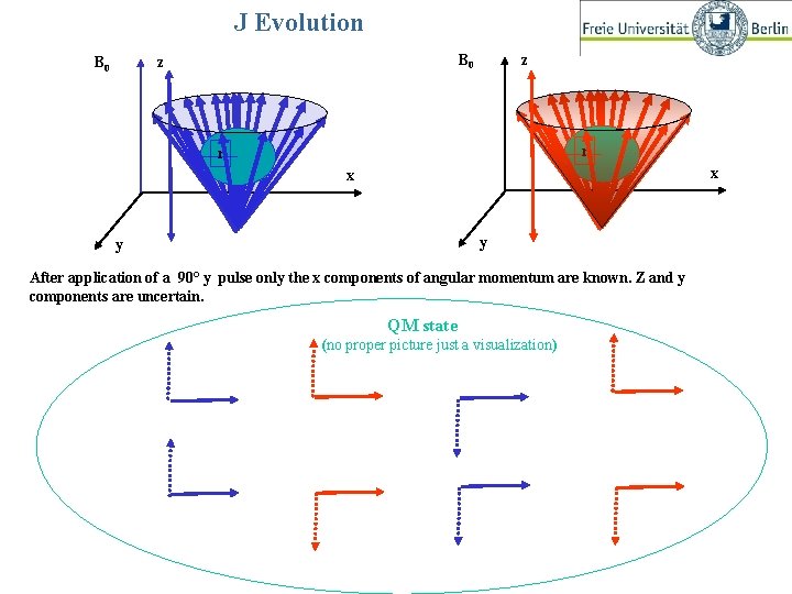 J Evolution B 0 z z Kopplungsentwicklung r r x x y y After