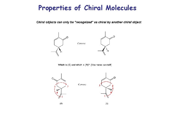 Properties of Chiral Molecules 