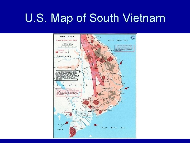 U. S. Map of South Vietnam 