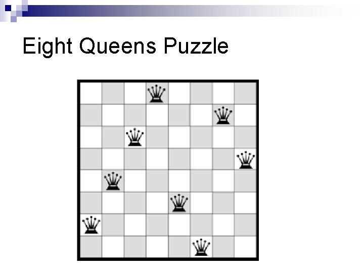 Eight Queens Puzzle 