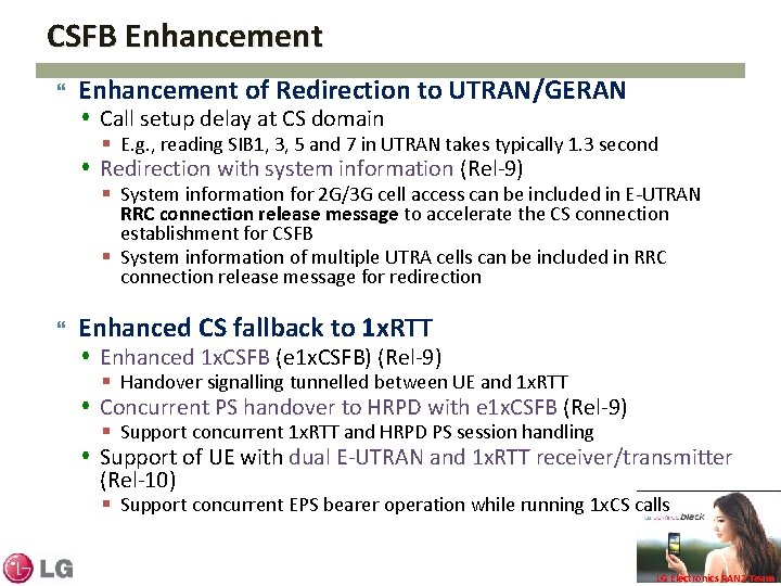 CSFB Enhancement of Redirection to UTRAN/GERAN Call setup delay at CS domain § E.