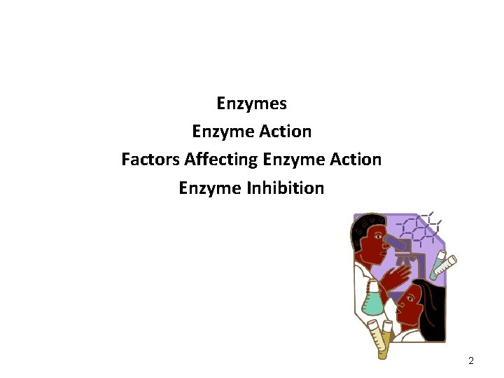 Enzymes Enzyme Action Factors Affecting Enzyme Action Enzyme Inhibition 2 