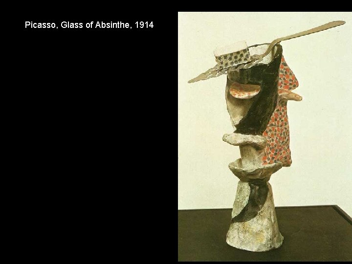 Picasso, Glass of Absinthe, 1914 Picasso, Glass of Absinthe, 1914