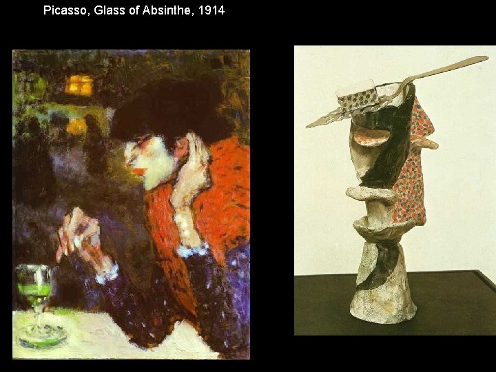 Picasso, Glass of Absinthe, 1914 Picasso, Glass of Absinthe, 1914