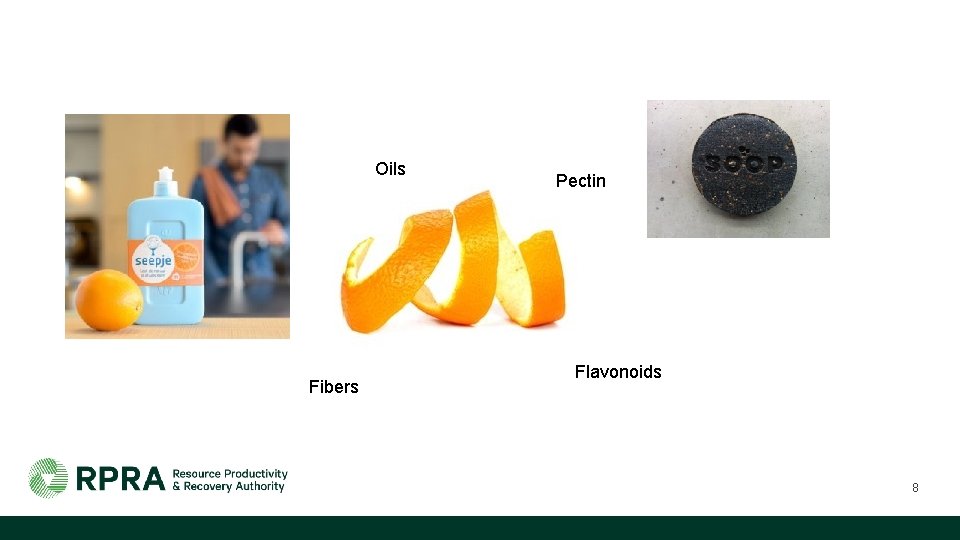 Oils Fibers Pectin Flavonoids 8 