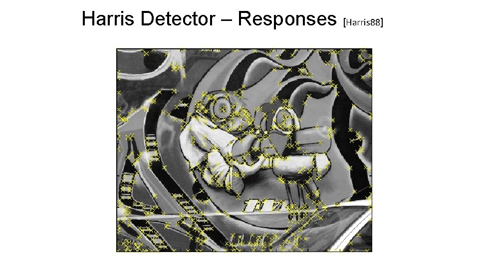 Harris Detector – Responses [Harris 88] 