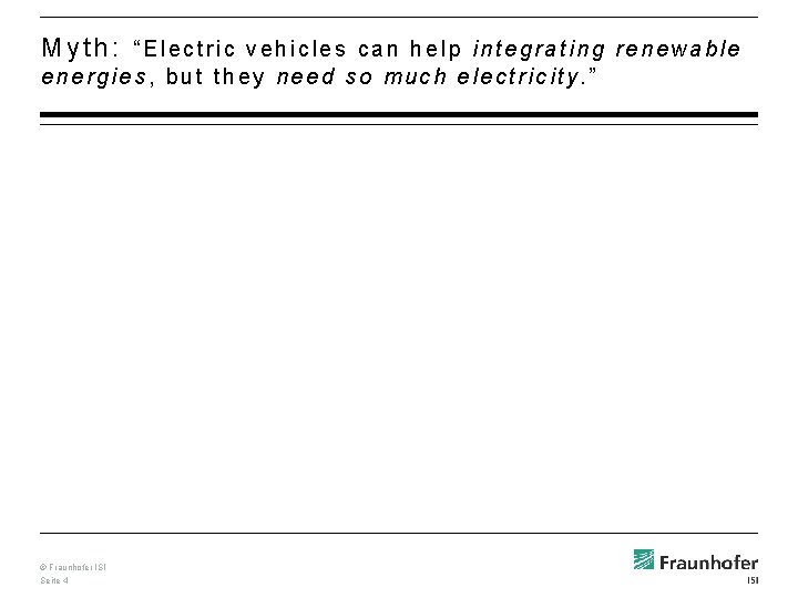 Myth: “Electric vehicles can help integrating renewable energies, but they need so much electricity.