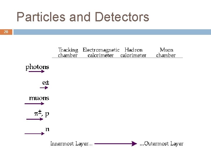 Particles and Detectors 20 