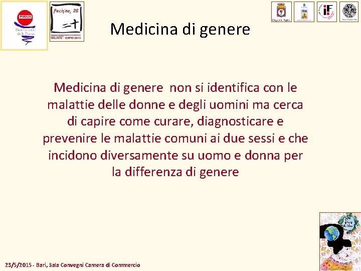 Medicina di genere non si identifica con le malattie delle donne e degli uomini