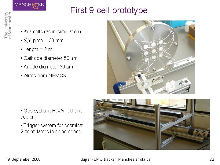 First 9 -cell prototype • 3 x 3 cells (as in simulation) • X, First 9 -cell prototype • 3 x 3 cells (as in simulation) • X,