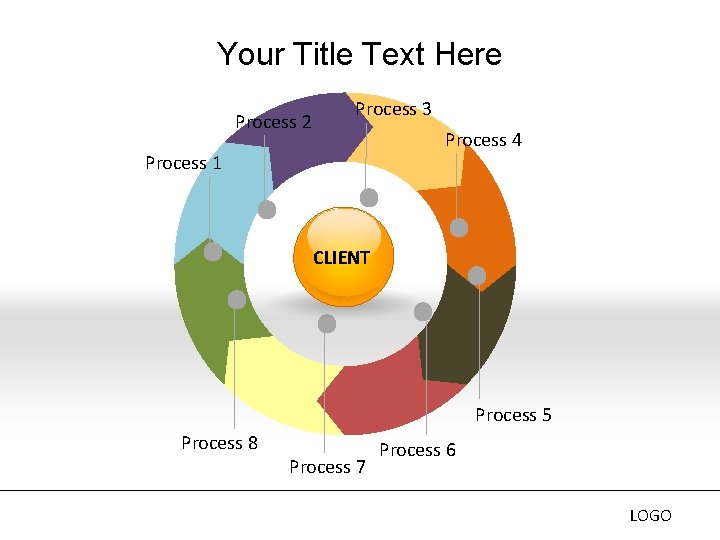 Your Title Text Here Process 2 Process 3 Process 4 Process 1 CLIENT Process Your Title Text Here Process 2 Process 3 Process 4 Process 1 CLIENT Process
