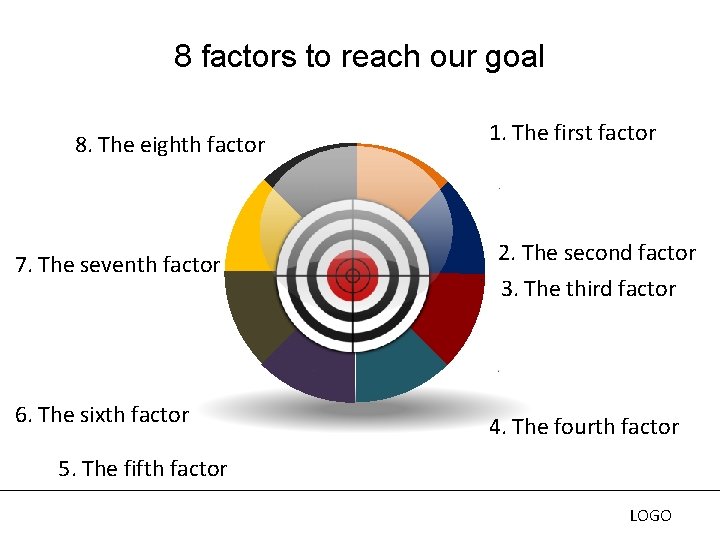 8 factors to reach our goal 8. The eighth factor 7. The seventh factor 8 factors to reach our goal 8. The eighth factor 7. The seventh factor