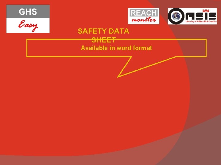 SAFETY DATA SHEET Available in word format 