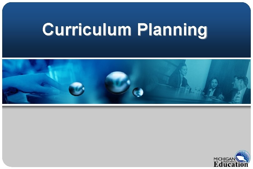 Curriculum Planning 