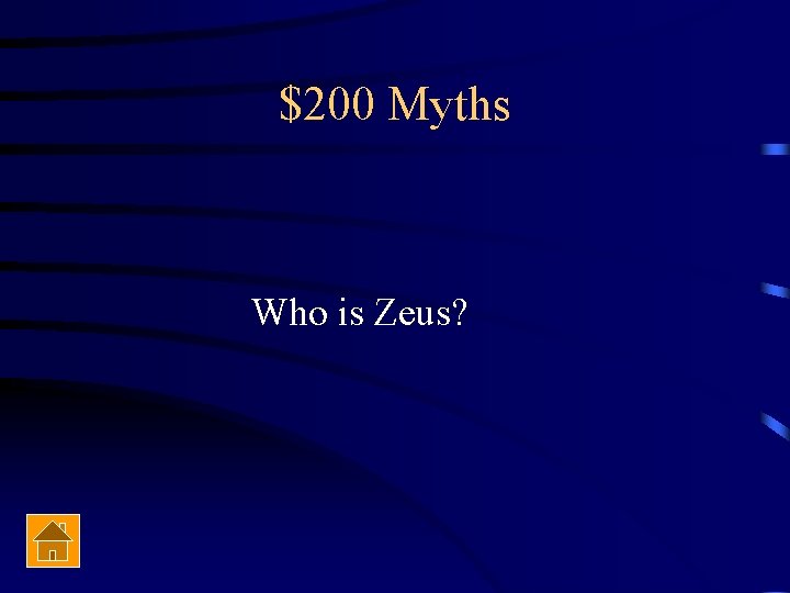 $200 Myths Who is Zeus? 