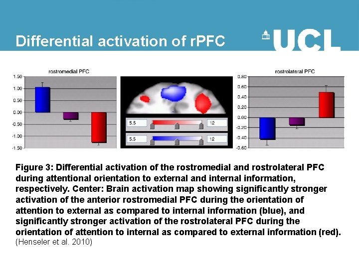 Differential activation of r. PFC Figure 3: Differential activation of the rostromedial and rostrolateral