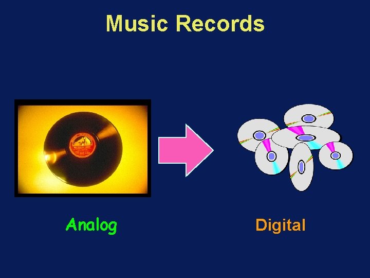 Music Records Analog Digital 