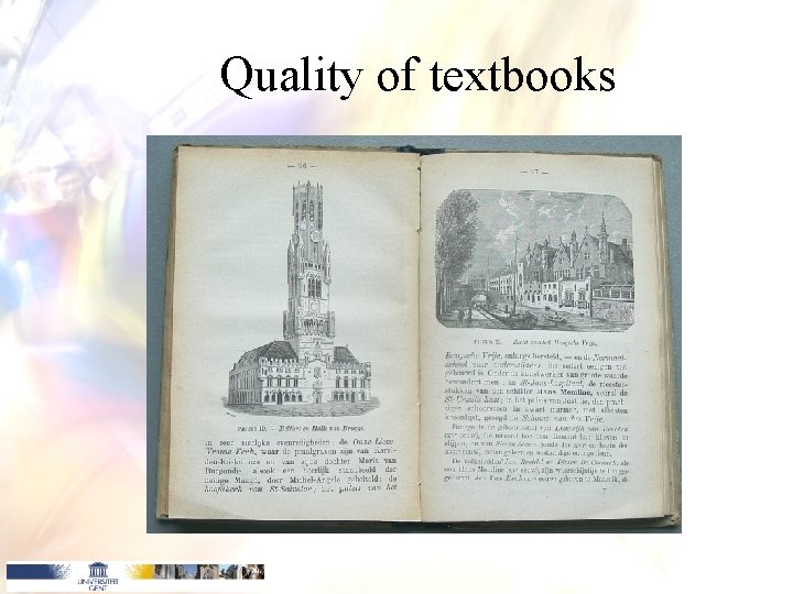 Quality of textbooks Quality of textbooks