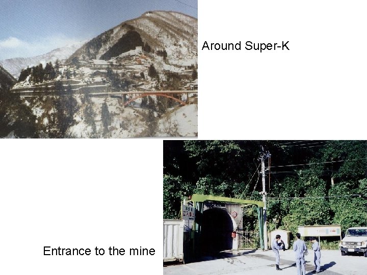 Around Super-K Entrance to the mine 