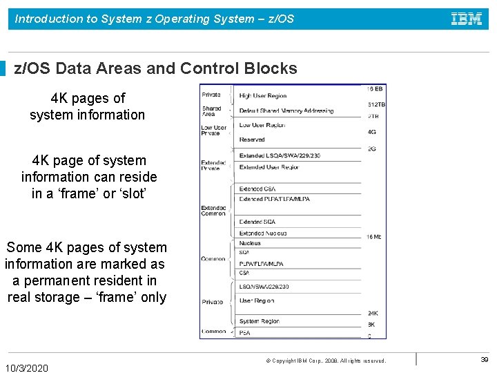 Introduction to System z Operating System – z/OS Data Areas and Control Blocks 4