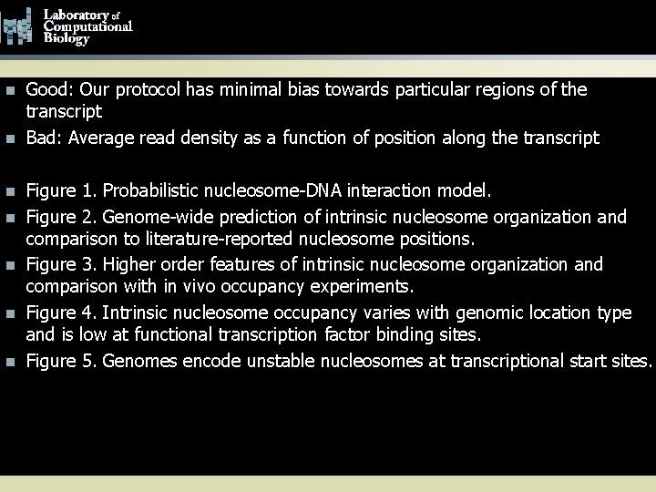 Figure Headings Good: Our protocol has minimal bias towards particular regions of the transcript