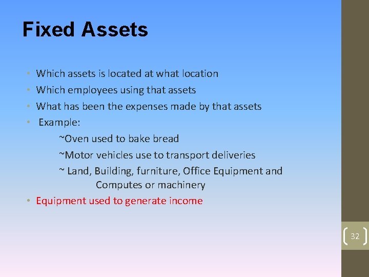 Fixed Assets Which assets is located at what location Which employees using that assets Fixed Assets Which assets is located at what location Which employees using that assets