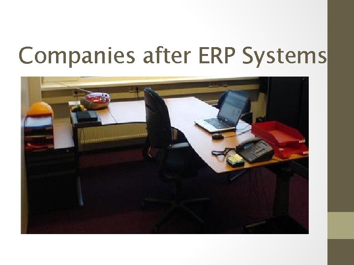 Companies after ERP Systems Companies after ERP Systems