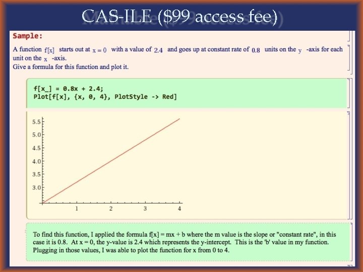CAS-ILE ($99 access fee) 
