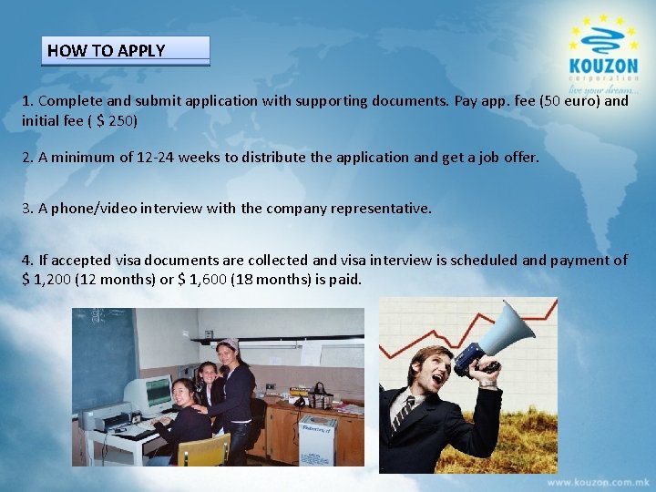 HOW TO APPLY 1. Complete and submit application with supporting documents. Pay app. fee