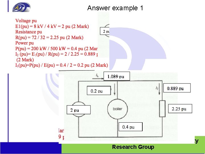 Answer example 1 Advanced Intelligent Computing and Sustainability 7 Research Group 