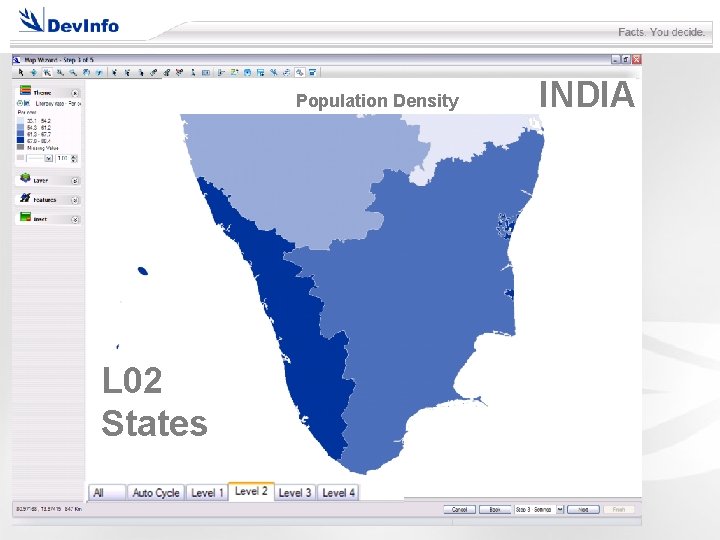 Population Density L 02 States INDIA Population Density L 02 States INDIA