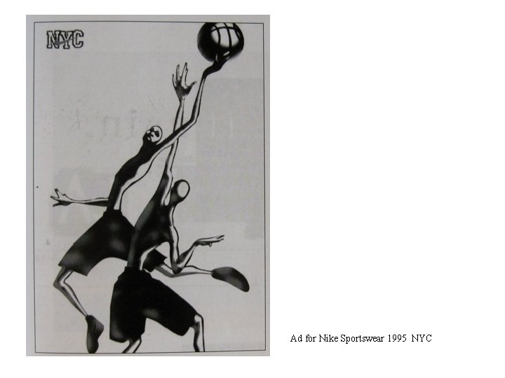 Ad for Nike Sportswear 1995 NYC 