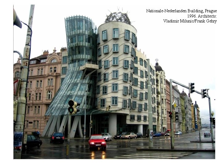 Nationale-Nederlanden Building, Prague 1996. Architects: Vladimir Milunic/Frank Gehry 