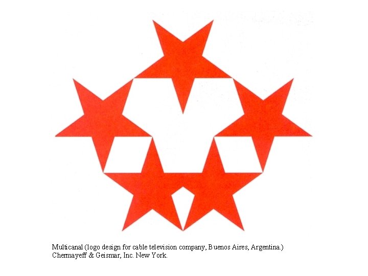 Multicanal (logo design for cable television company, Buenos Aires, Argentina. ) Chermayeff & Geismar,