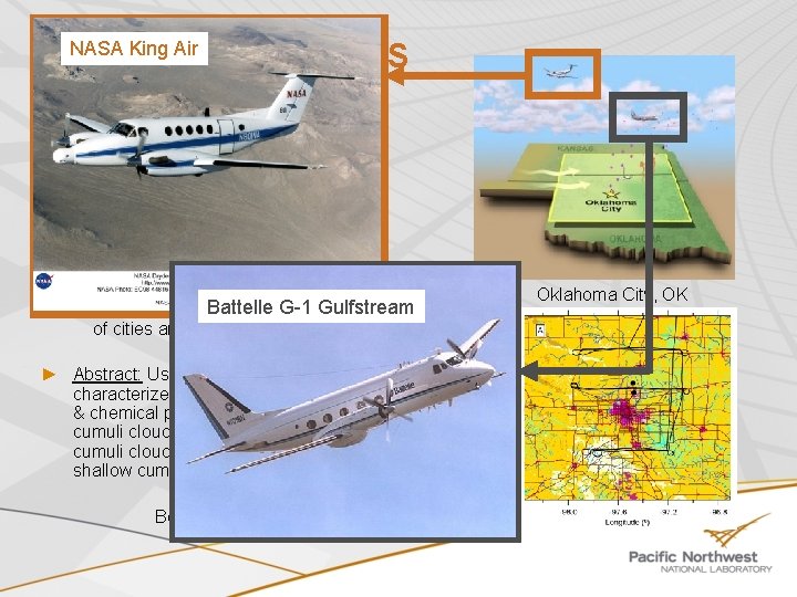 NASA King Air Background on CHAPS Cumulus Humilis Aerosol Processing Study (CHAPS) Date: June