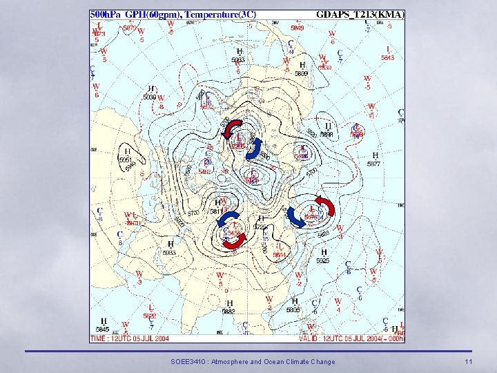 SOEE 3410 : Atmosphere and Ocean Climate Change 11 