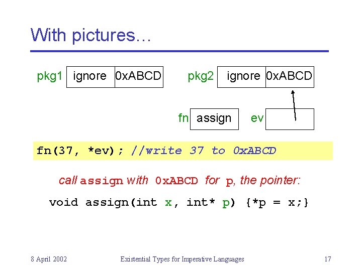 With pictures… pkg 1 ignore 0 x. ABCD pkg 2 ignore 0 x. ABCD