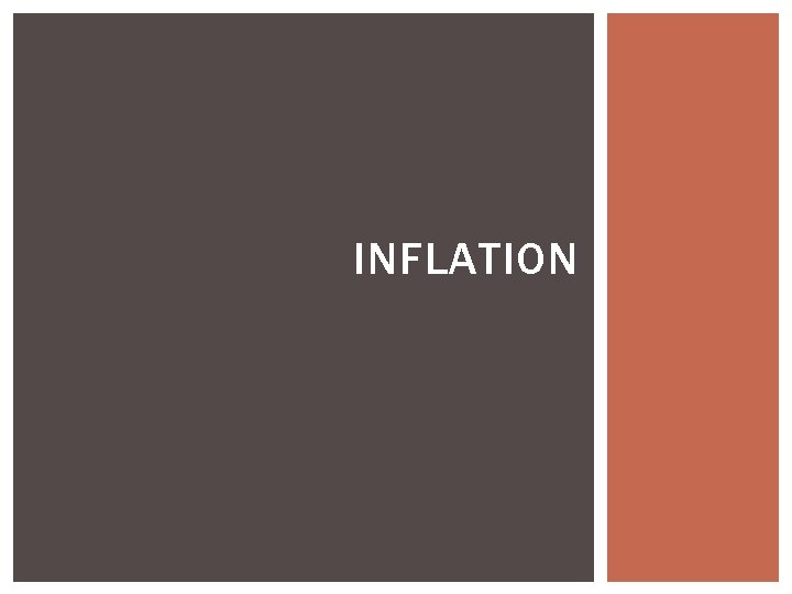 INFLATION 