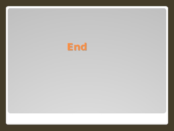 End 