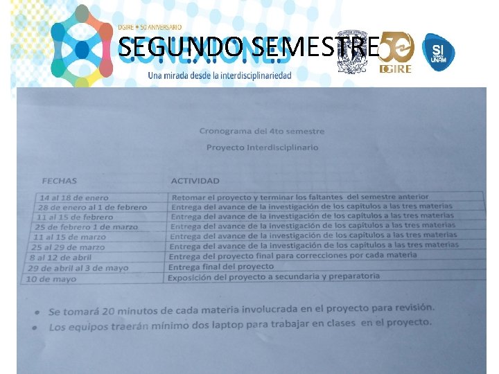SEGUNDO SEMESTRE 