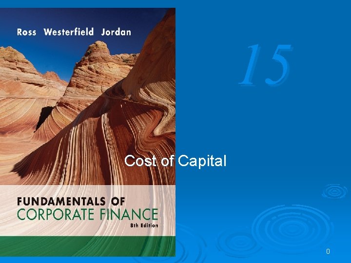 15 Cost of Capital 0 