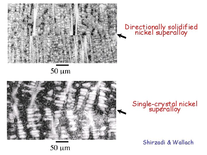 Directionally solidified nickel superalloy Single-crystal nickel superalloy Shirzadi & Wallach 